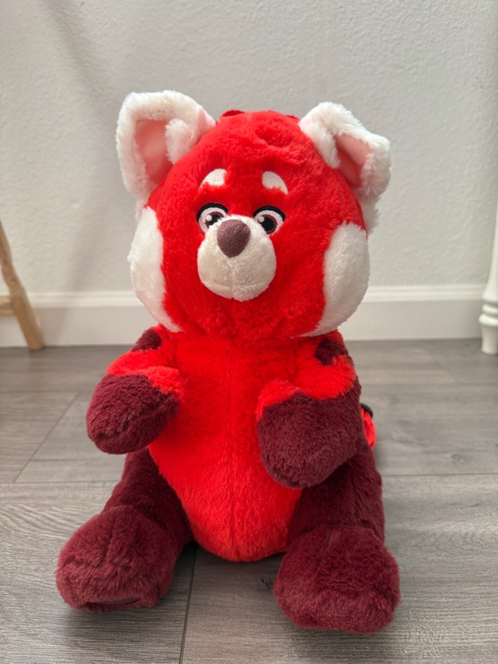 Disney Pixar Turning Red Red Plush Red Panda Stuffed Backpack